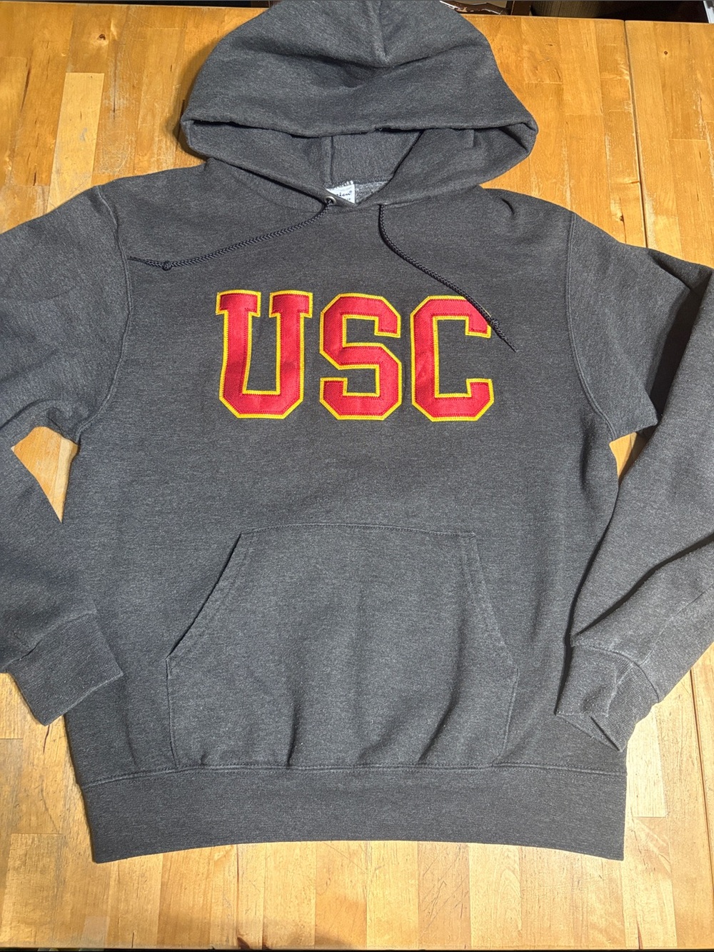 Champion USC Trojans Gray Hoodie